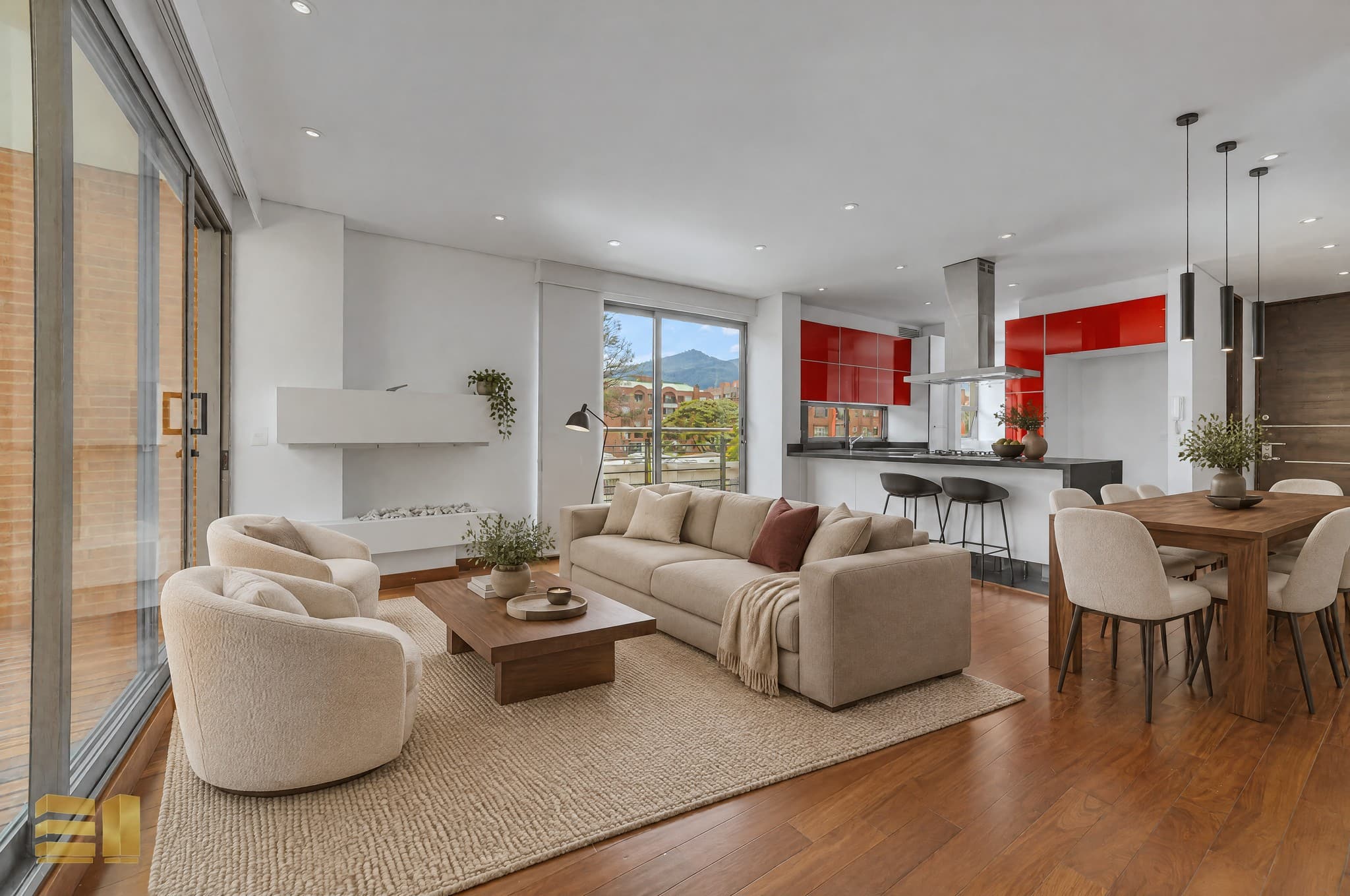 Apartamento en venta, Bogotá, Chicó Navarra — imagen 1, amoblado (generado con IA)
