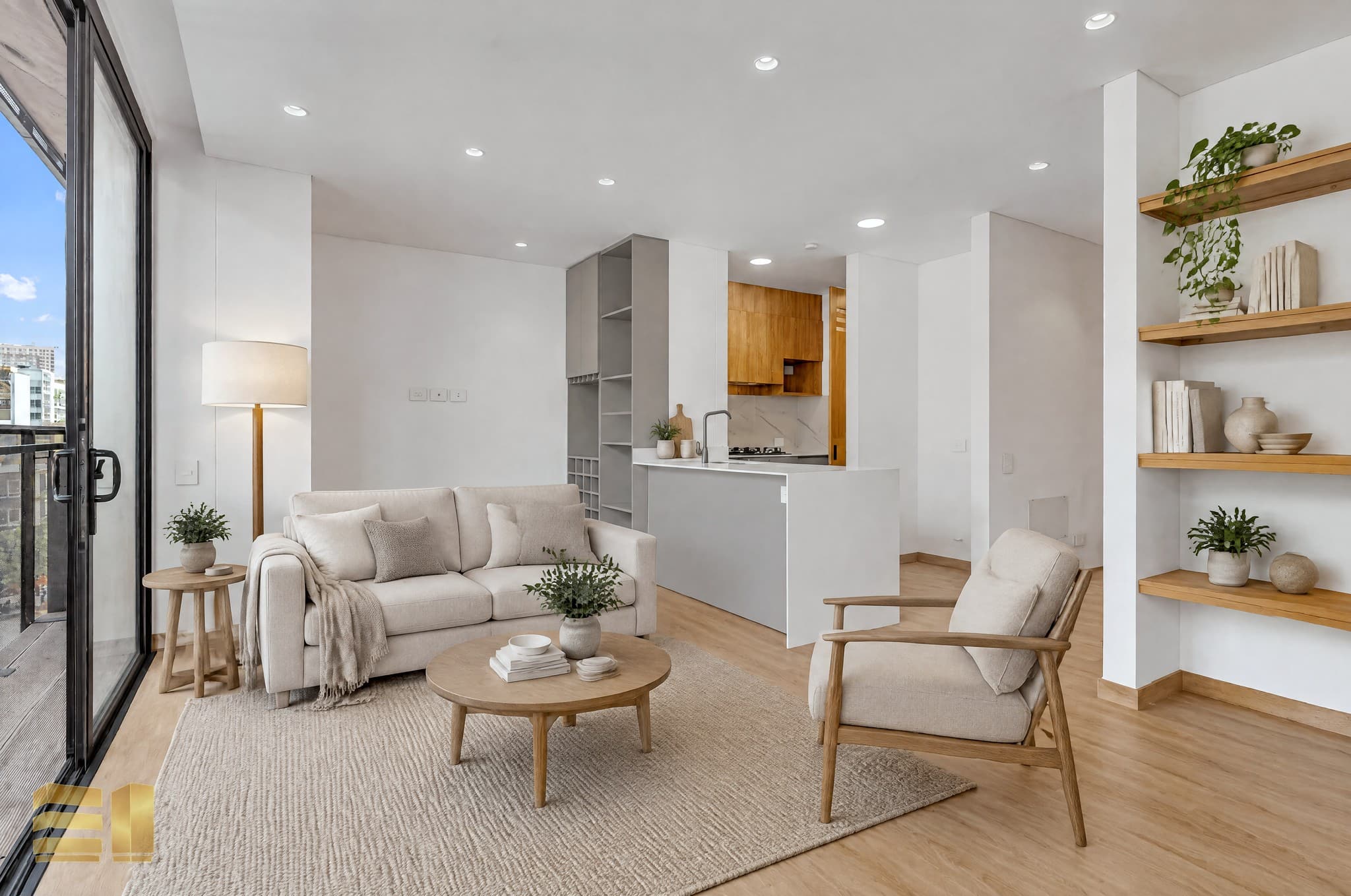 Apartamento en venta, Bogotá, El Virrey — imagen 1, amoblado (generado con IA)